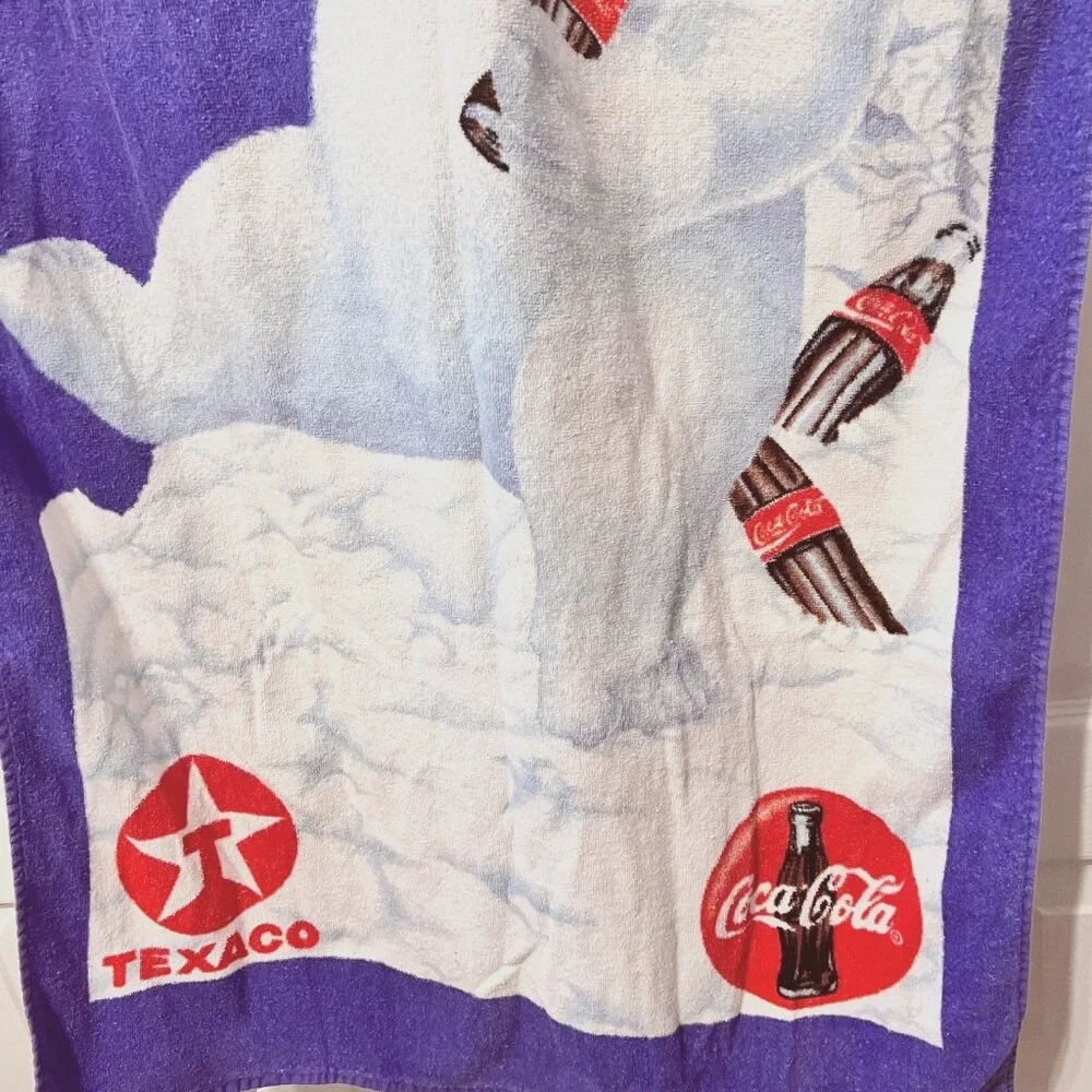 Texaco Oil Vintage Beach Towels-Polar Bear, Sunshine, Coke a Cola-28